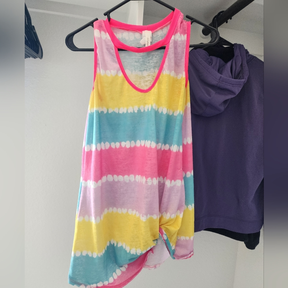 Striped summer tank top